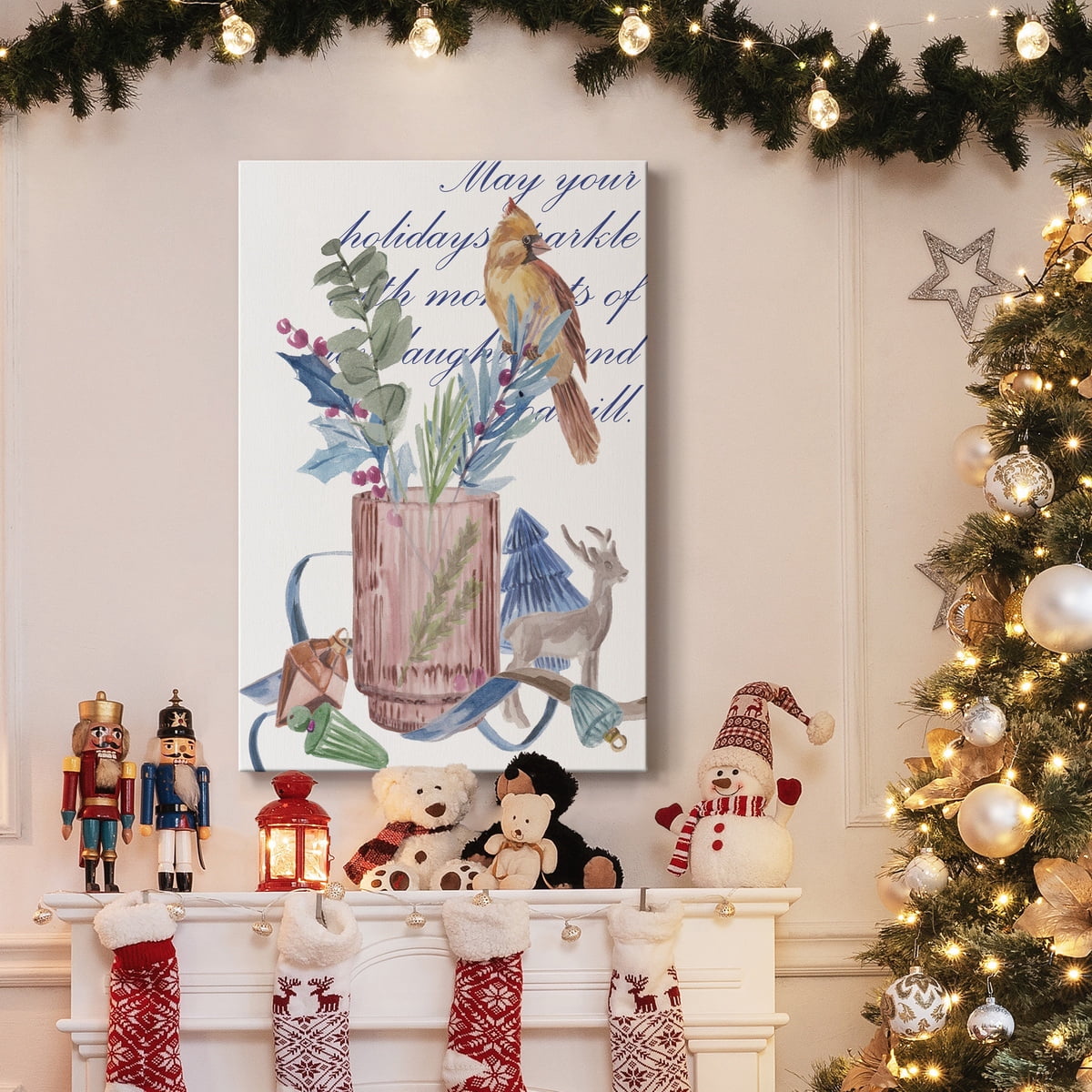 Warm Wishes Collection B- Gallery Wrapped Canvas