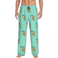 thumbnail image 1 of Custom Manga Garfields Cartoon Anime Cat Pattern Pajama Pants Men‘s Sleepwear Lounge Sleep Bottoms Stretch with Pockets, 1 of 7
