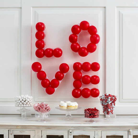 Valentine‚Äôs Day Love Balloon Wall Frame Kit - Party Decor - 41 Pieces
