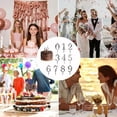 thumbnail image 6 of Z52LingLing Decoration Reusable Number Cake Candles Set, 0-9 Light Ashy Iron Candle Holders for Event & Party, Birthday Anniversary Graduation Wedding Milestone Celebrations (3.15in), 6 of 9