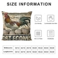thumbnail image 5 of Qinduosi Vintage Farmhouse Animal Pillow Covers of Retro Farmer's Market Poultry Farm Home Décor Throw Pillow Case Cushion Cover for Sofa White, 5 of 5