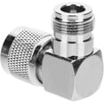 thumbnail image 1 of Adaptador de cable coaxial de ángulo recto tipo N macho a hembra para radio CB, 1 of 6