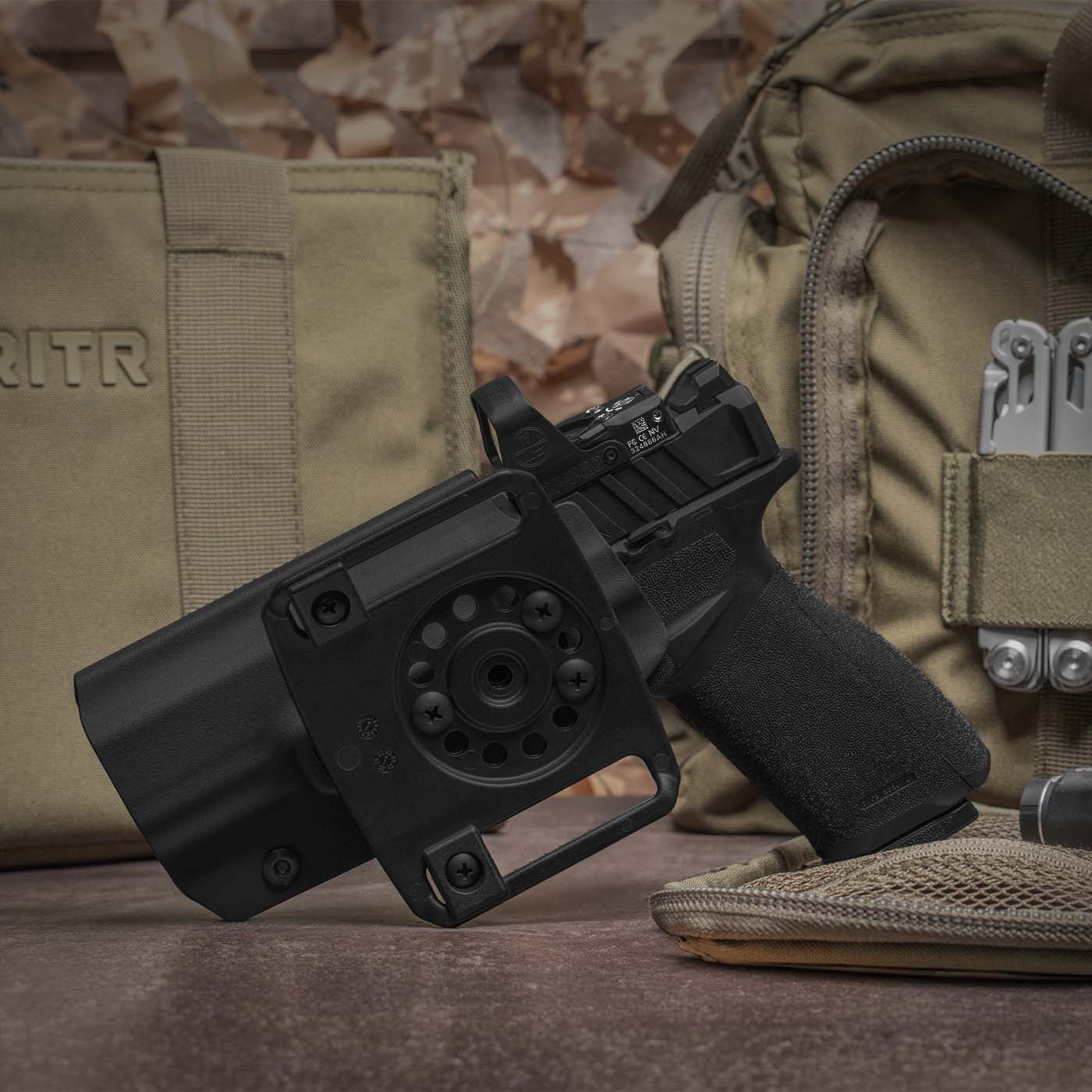 GRITR OWB Kydex Right Hand Gun Holster Fits Springfield Armory Echelon