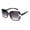 Black Gradient, variant on Womens 90s Exposed Side Lens Rectangular Butterfly Plastic Sunglasses Black Gradient