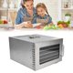 thumbnail image 1 of Bandejas Del Acero Inoxidable 6 Del Deshidratador De La Máquina 400W Del Secador De La Comida, 1 of 7
