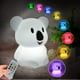 thumbnail image 1 of Luz de noche infantil Koala, lámpara de noche de silicona / luces para bebés / lámpara de guardería / lámpara de cama para niños / brillo y color ajustables, controles táctiles y control remoto -, 1 of 5