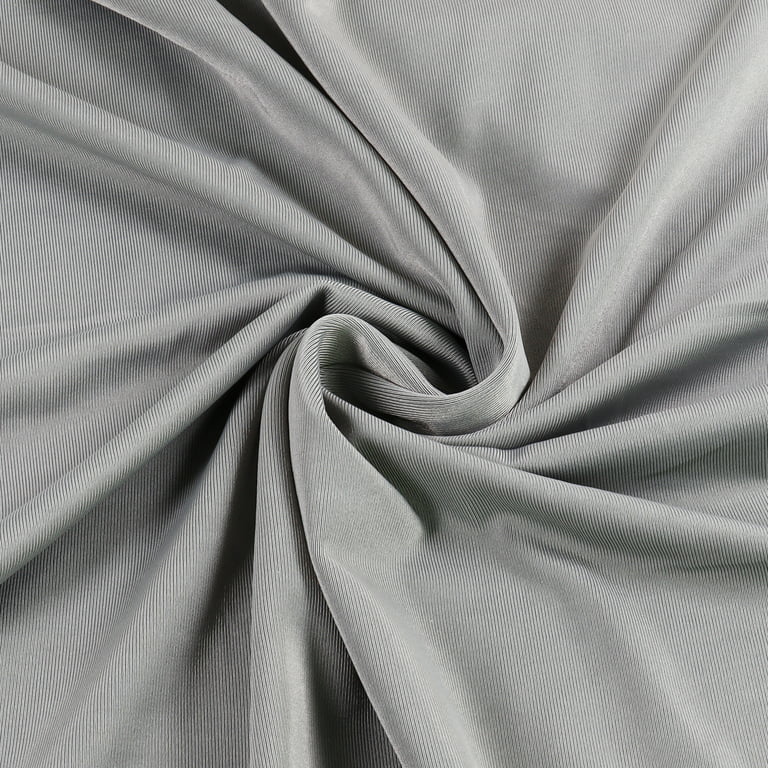 Nylon Spandex Fabric Lycra 4-Way Soft Stretch 60 Wide by the Yard for  Sportswear Yoga Wear Cloth Gray 