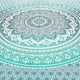 thumbnail image 3 of Lámpara de araña estilo bohemio hippie indio psicodélico mandala verde 200 x 150 cm (verde), 3 of 5