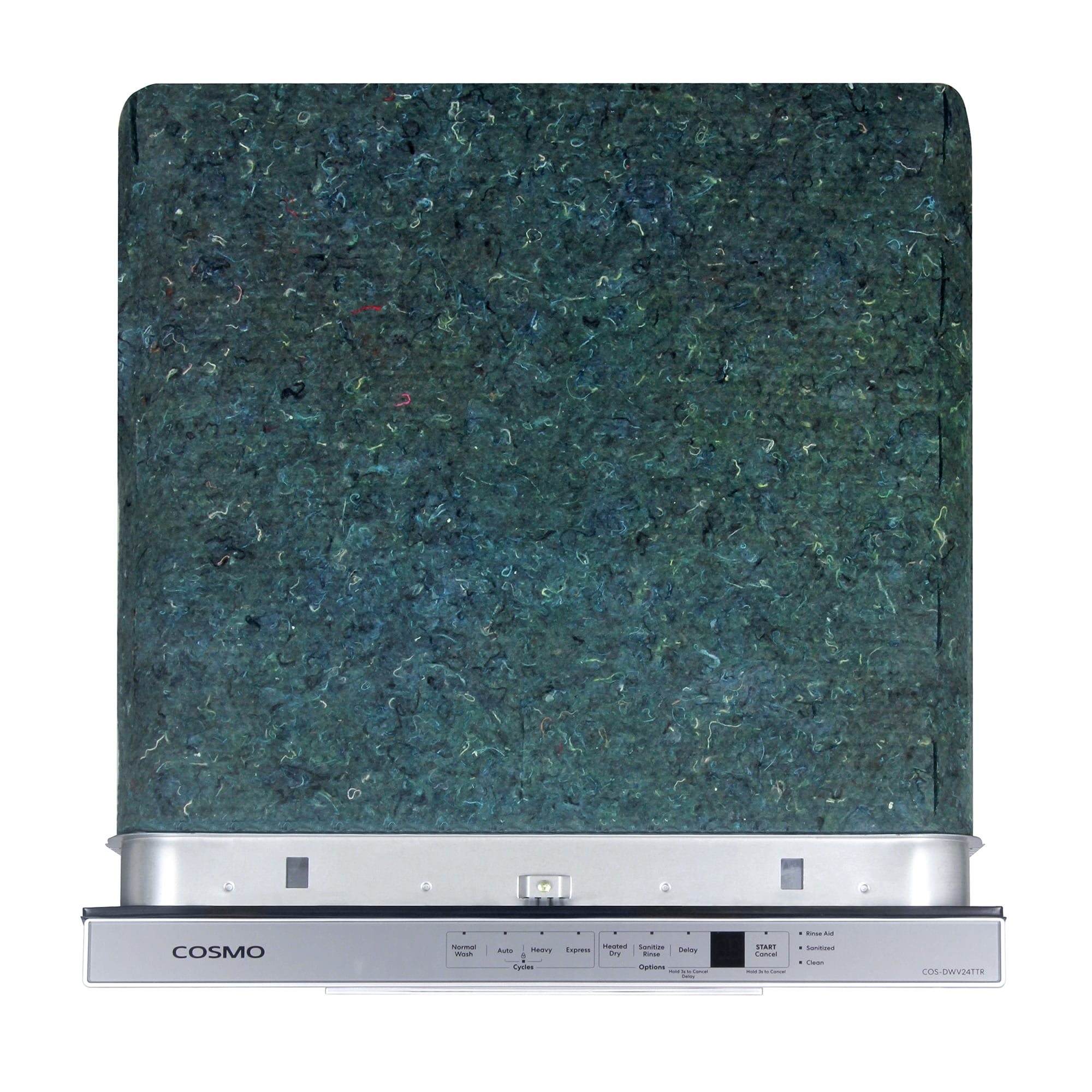 Cosmo 24 in. Vista Collection Built-in Dishwasher, Advanced Sanitize Technology in Stainless Steel