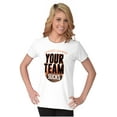 thumbnail image 4 of Your Team Sucks Fantasy Baseball Womens Fitted Plus Size Graphic Tee Brisco Brands 3X, 4 of 5