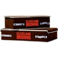 thumbnail image 2 of Franklin Sports NFL Cleveland Browns Under The Bed Storage Bins - Large, 2 of 4