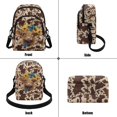 thumbnail image 7 of TSOVTHRID Small Crossbody Bags for Women Highland Cow Sunflower Butterfly Print Cell Phone Purse Shoulder Bag Small Crossbody Travel Purse Wallet with Adjustable Strap, 7 of 7