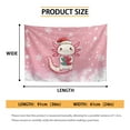 thumbnail image 6 of SEANATIVE Christmas Axolotl Tapestry Wall Hanging Lightweight Wall Art Tapestry Washable Wall Decoration for Party Bedroom Small Tapestry for Kitchen, Xmas Gifts, 6 of 6