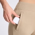 thumbnail image 4 of Women’s Fleece Lined Pants, High Waisted Stretch Casual Pants, Warm Tapered Straight Leg Pants for Fall & Winter, Golf, Hiking, Work & Everyday Wear, 29"/31", 4 of 9