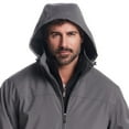 thumbnail image 6 of Weatherproof Men's Stretch Ultratech Windproof and Water Resistant Jacket (Gray/Small), 6 of 8