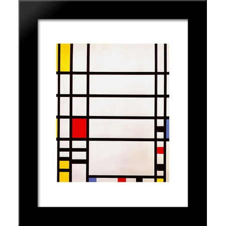 Trafalgar Square 20x24 Framed Art Print by Mondrian, Piet - Walmart.com