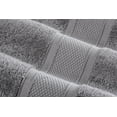 thumbnail image 4 of Halley Bath Towels 6-Piece Set - 100% Turkish Cotton Ultra Soft, Absorbent Bathroom Towels - Machine Washable - Grey, 4 of 4