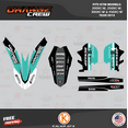thumbnail image 4 of Kalair GFX Graphics Kit for Ktm 200XC-W, 250XC-W, 300XC-W, and 450XC-W (2013) Orangecrew Series, 4 of 5