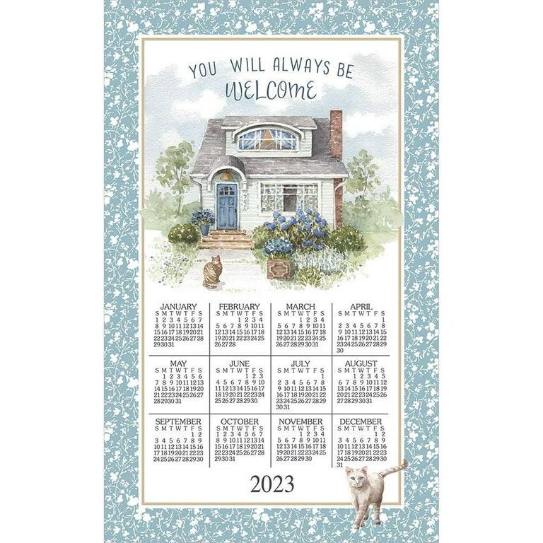 Kay Dee Designs 2023 Calendar Towel Welcome Home Walmart