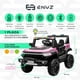thumbnail image 2 of Camioneta Montable Eléctrico Con Control Remoto para niña niño con asientos de piel carro Todo terreno BCX-7 Enyz Led neon y muticolor Música Bluetooth edades de 2 a 5 años, 2 of 8