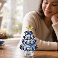 thumbnail image 7 of Dalxymotic Christmas Tree Tabletop Ornament, Festive Desktop Decorative Figurine, Holiday Winter Celebration Accent, Christmas Home Office Decoration for Desk, Shelf, Mantel, 7 of 7