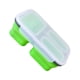 thumbnail image 1 of Bearachild Fiambrera de silicona plegable portátil para oficina, senderismo, comida, frutas, sándwich, contenedor lavable, fiambrera para niños Mostrada Verde, 1 of 6