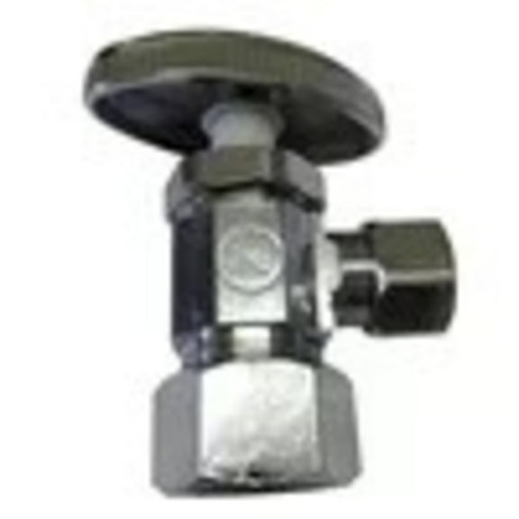 Avalon Angle Stop 5/8"Comp x 3/8"OD Chrome Plated Brass Valves