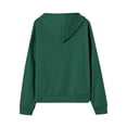 thumbnail image 7 of Edvintorg Oversized Hoodies for Women Long Sleeve Loose Casual Sweatshirt Drawstring Zip up Hooded Top with Pocket Women’S Clothing Green M, 7 of 7