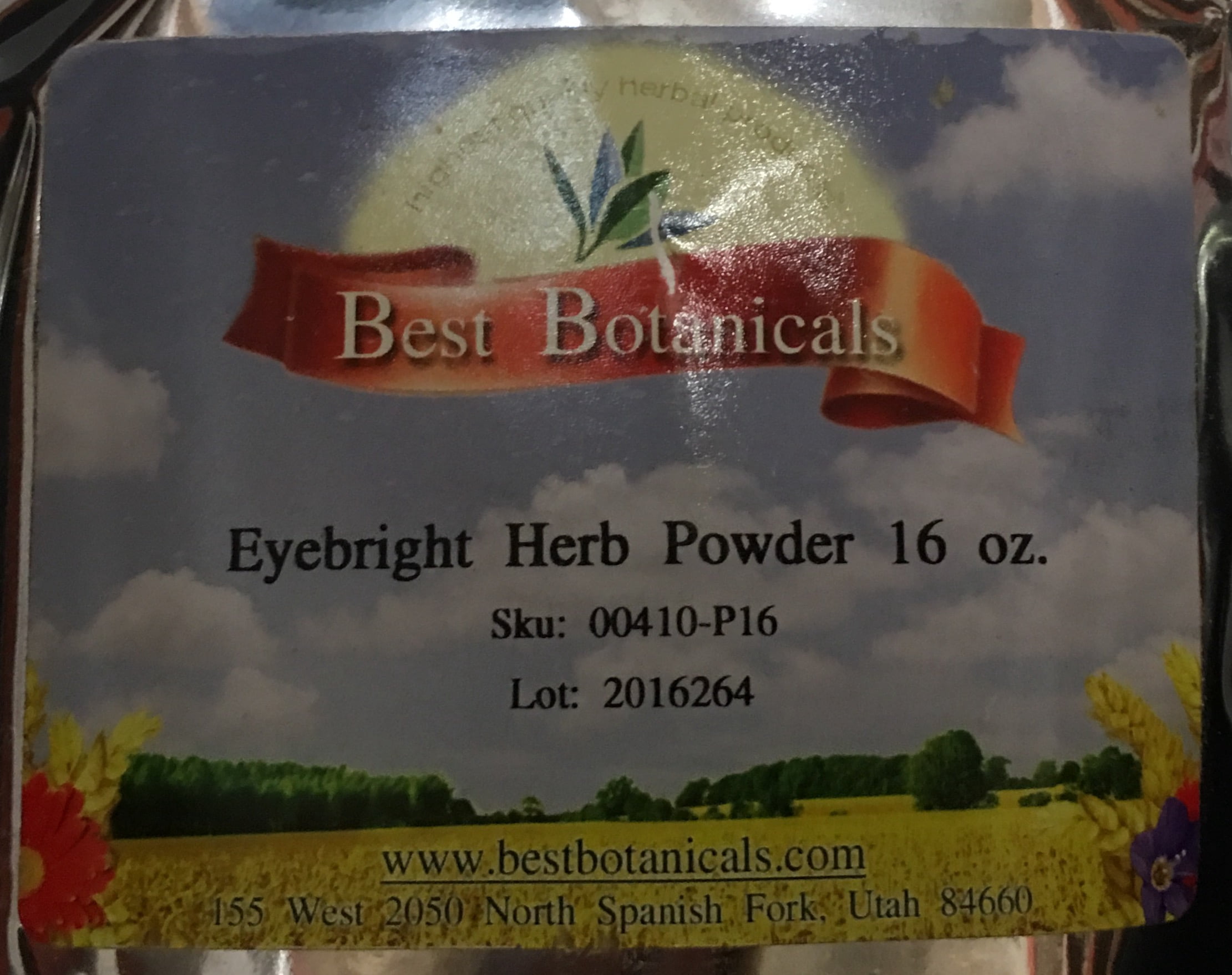 Best Botanicals Eyebright Herb Powder 16 oz.