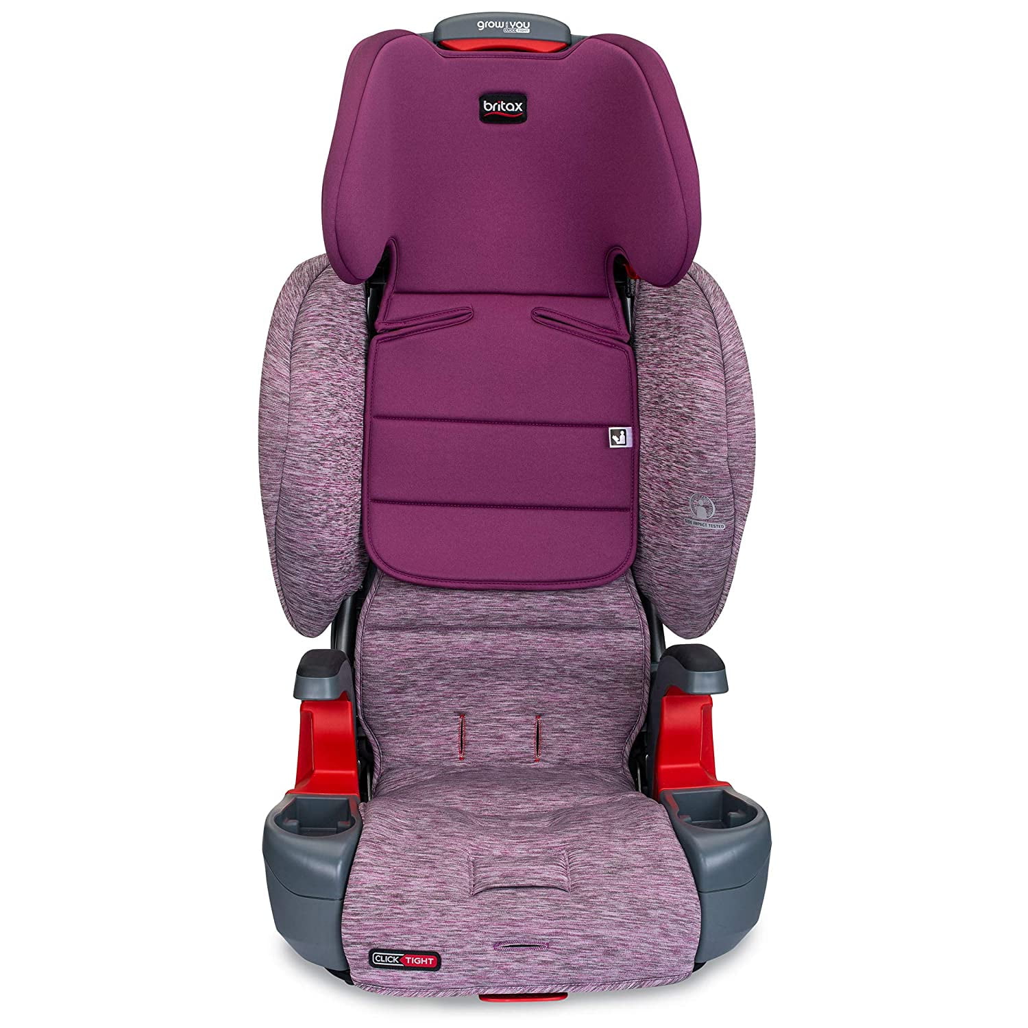 Britax Grow with You ClickTight Plus Harness-2-Booster Car Seat · Purple Ombre
