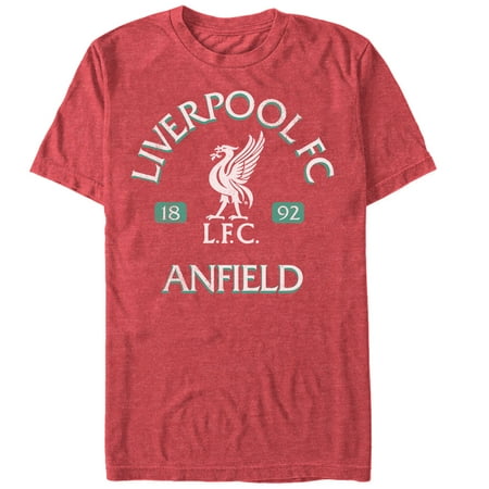Liverpool Fc Home Shirt - Liverpool Football Club Men's Anfield Logo T-Shirt
