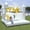 White, variant on Relunch Inflatable White Bounce House PVC Christmas Decoration Jumping Castle with Air Blower, Indoor Outdoor Bouncy Castle for Wedding Kids Birthday Party