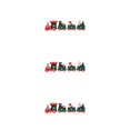 thumbnail image 3 of Moyic Navidad Tren Decoración Vehículos Camión Juguete Clásico Adorno de vacaciones Regalo al aire libre para niños Niños Adultos Verde Type1 NO1, 3 of 6