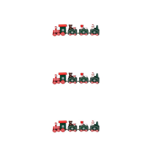Billuyoard Navidad Tren Decoración Santa Vehículos Camión Juguete Clásico Festival Festivo Adorno Regalo al aire libre Adultos Verde Type1 NO1 Billuyoard CBP159608