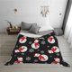 thumbnail image 5 of Manta polar de muñeco de nieve, súper suave y acogedora, ideal para hombres, mujeres, ancianos y niños. Características: súper suave, 40 x 30 pulgadas., 5 of 8