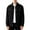 Black, variant on Men's Stylish Checkerboard Suede Jacket Loose Button Down Lapel Collar Outdoor Casual Sports Coat Outerwear Black XXL