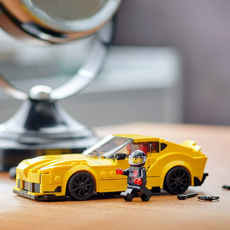 LEGO Speed Champions Toyota GR Supra 76901 Yellow Racing Car Building Set 