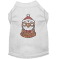 thumbnail image 1 of Hipster Penguin Rhinestone Dog Shirt White Med (12), 1 of 1