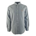 thumbnail image 3 of Men's Classic Fit Tattersall Oxford Button Down Shirt-FR-XS, 3 of 3