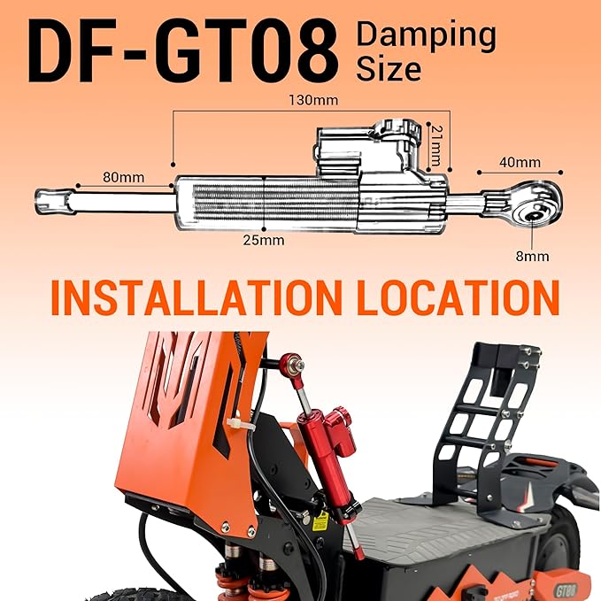GT08 Electric Scooter Steering Damper and Stablizer,DF-GT08 Series