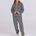 thumbnail image 3 of Admvng Sweatsuits Women 2 Piece Outfit Outfits Sports Tracksuits Long Sleeve Pullover Hoodies Sweatshirt and Sweatpants Fall Winter Suit, Size S-3XL, 3 of 8