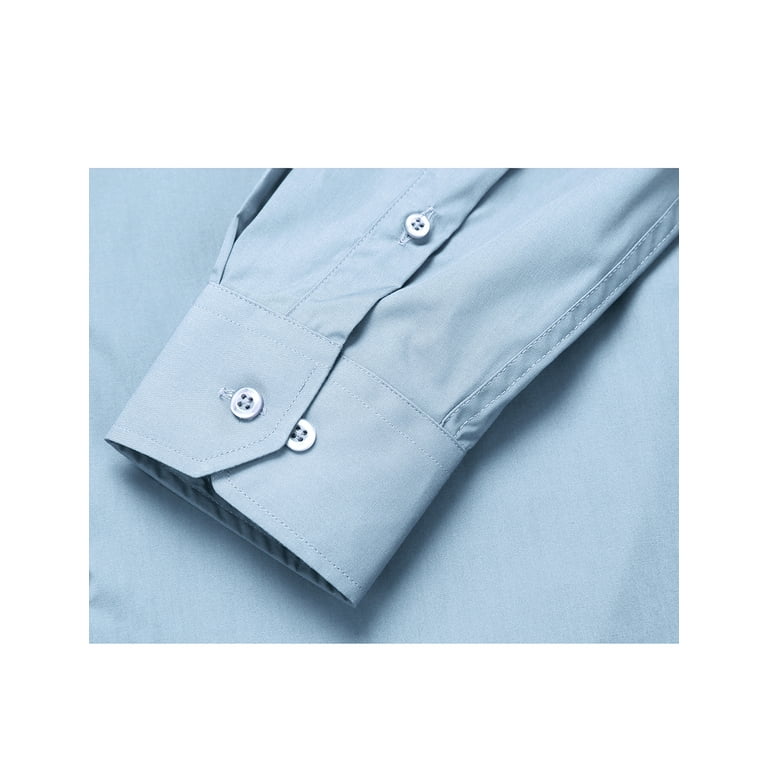 Walmart mens long sleeve dress shirts top