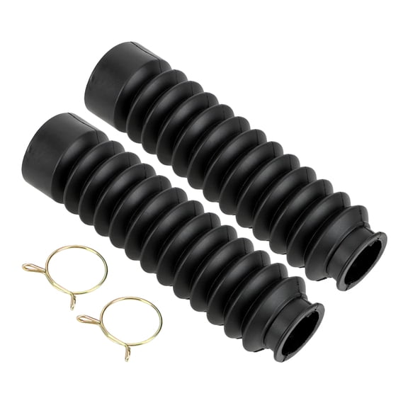 Worgeous 2pcs Motorcycle Front Fork Shock Absorber Protectors Rubber Motorcycle Shock Absorber Sleeves