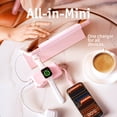 thumbnail image 3 of RORRY Flow 10000mAh Portable Charger with Built-in USB-C Cable & Foldable Wall Plug, 40W Fast Charging Power Bank Compatible for iPhone 17/16/15, Apple Watch, iPad, MacBook, Android, Berry pink, 3 of 9