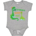 thumbnail image 3 of Inktastic My Grammie Loves Me Grandson Dinosaur Boys Baby Bodysuit, 3 of 5