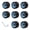95A, variant on ANXPTIME Skateboard Roller Skate Wheels with Bearings, Double Row Roller Skate Wheel Set