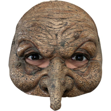 Wizard Latex Half Mask Adult Halloween Accessory