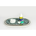 thumbnail image 2 of NuSteel IB10A Iceberg Amenity Tray - Aqua, 2 of 2