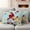 turquoise, variant on Gnomes Daisy Farmhouse Outdoor Waterproof Pillow Covers, Pastoral Vintage Garden Floral Decorative Rectangle Throw Pillowcase Sofa Cushion Sham for Patio/Couch/Chair, 20"x12" 2 Pack