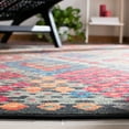 thumbnail image 6 of SAFAVIEH Journey Summer Tribal Machine Washable Area Rug, Charcoal/Red, 7'9" x 10', 6 of 13